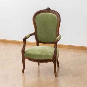 Divano <span class=keywords><strong>in</strong></span> <span class=keywords><strong>Velluto</strong></span> Intagliato <span class=keywords><strong>in</strong></span> Legno Massello Stile Vintage, Divanetto Classico a 2 Posti <span class=keywords><strong>in</strong></span> Tessuto per Soggiorno di Villa, Vendita all'Ingrosso Diretta dalla Fabbrica - Product Image 3