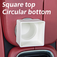 Porte-gobelet de voiture carré personnalisable Installation facile pour contenir des bouteilles de cartons de lait Grand logo d'accessoires d'intérieur de voiture Parfait