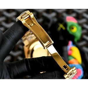 Drioshipping 2024 New Recommended Men's Luxury <b>Mechanical</b> <b>Watch</b> Inset Natural Zircon <b>Watch</b> Steel case Stainless Steel Strap - Product Image 5