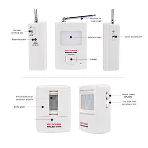 شهادة جودة عالية ABS البلاستيك الذكية الكلب ينبح الأصوات الأمن الكلب الأجراس - Product Image 4