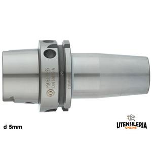 Porte-outil HSK-A rétractable pour carbure monobloc Ø 5mm - Product Image 2