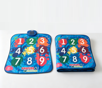 Tapis de danse numérique interactif pour enfants avec chiffres musicaux, tapis de jeu éducatif précoce pour l'apprentissage des rythmes