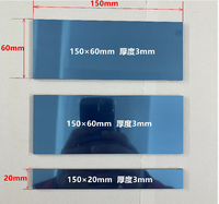 Miroir optique à surface avant plane en verre réfléchissant à haute teneur en aluminium, miroir de première surface pour projecteur CE/ISO9001 60/40