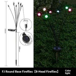 Ip65 Waterdichte Solar Led Vloer Insert Lamp Voor Buiten Binnenplaats Tuin Villa Landschap Gazon Decoratie Vuurvlieg Geïnspireerd Ontwerp - Product Image 6