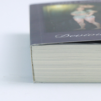 Cetak Novel Softcover Kustom, Buku Saku Jilid Lem, Sampul Laminasi Matte, Penerbitan Fiksi Romantis