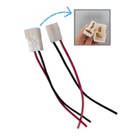 Kit de supports de lampe LED, douille d'ampoule LED avec connecteur de fil, pièces d'éclairage automobile