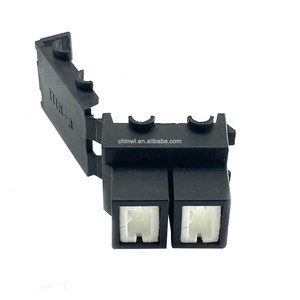 2ピン自動車用コネクタプラスチックシースベンド女性防水オートワイヤーハーネスコネクタH7-2B - Product Image 1