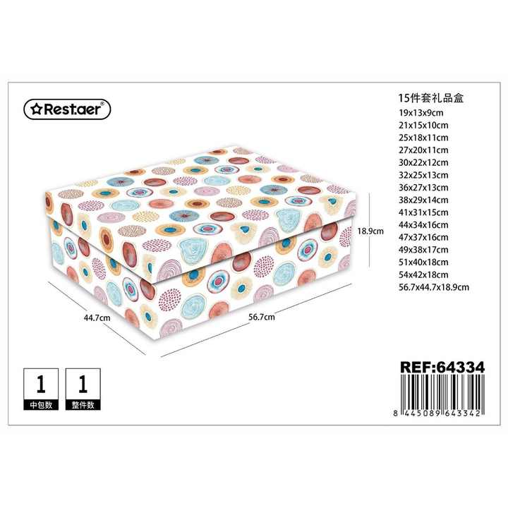 Paper box 15 units - Gift items