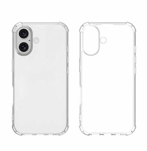 Прозрачный чехол для телефона Laudtec для <span class=keywords><strong>Iphone</strong></span> 17 Air Promax, Простой Противоударный прозрачный чехол с высоким мягким логотипом на заказ Sjk1009 - Product Image 3