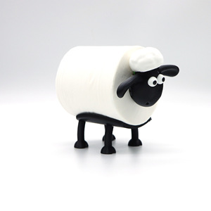 Sheep Toilet <b>Paper</b> <b>Holder</b> 3D Printed No Drilling Required Modern Design For Bathroom Use - Product Image 4