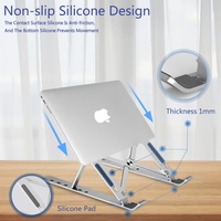 Support de sol portable et pliable Leadingplus 2020 en alliage d'aluminium réglable pour ordinateur portable et tablette, capacité 40 kg