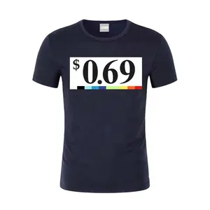 Hochwertige allgemeine Wahluniform günstig einfarbig Herren-T-Shirt kundenspezifisch Baumwolle Dtg-T-Shirt Logo bedruckt kundenspezifisches T-Shirt-Druck