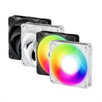 Ventilateur de refroidissement à roulement à billes de 120 mm pour P12 PRO avec dissipateur thermique en plastique pour boîtier d'ordinateur, débit d'air de 81 CFM