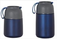 Pot de nourriture thermos en acier inoxydable de 650ml pour boîte à lunch de fiole thermique sous vide isolée pour aliments chauds