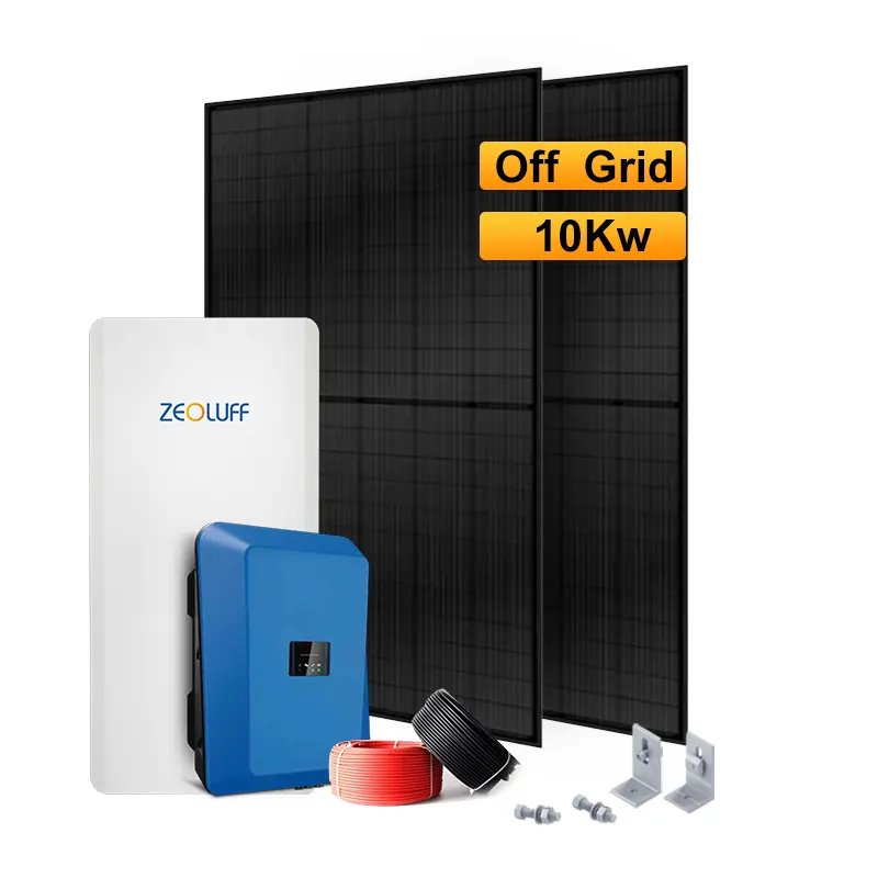 Ev güneş enerjisi sistemleri hibrid PV güneş sistemleri 5KW fotovoltaik sistemleri