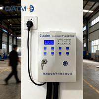 Sistem Deteksi Gas Digital Industri Multi-Kanal CAATM CA-2100M dengan Dukungan Aplikasi, Alarm Strobo & Alarm Suara