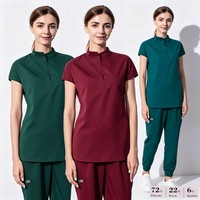 Uniforme Médico Jogger 42024LW, Bata de Laboratorio, Ropa Profesional para el Cuidado de la Salud, Cofia Médica Hospitalaria