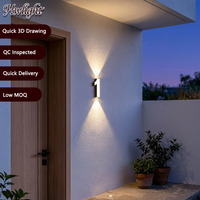 Applique murale LED 7W étanche blanc chaud pour extérieur, lampe décorative pour numéros de maison et jardin, IP65, personnalisable, inspectée par le contrôleur de qualité