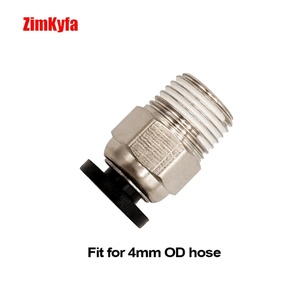 ข้อต่อท่อสแตนเลสแบบไมโครไลน์ตรง พร้อมซีลโพลียูรีเทน สำหรับเครื่องมือลมขนาด 4 มม. (5/32 นิ้ว) 6.35 มม. (1/4 นิ้ว) 8 มม. - Product Image 2