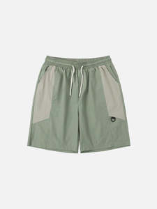 Shorts Bermuda en Coton Oxford pour Homme, Couleur Unie, Taille à Cordon, Style Décontracté avec Poches, Taille Moyenne - Product Image 3