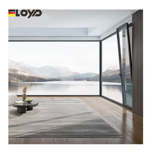 Eloyd Doppel verglaste Fenster und Türen Hersteller Aluminium Kipp-und Dreh fenster mit Deutschland Hardware 10 Jahre Garantie