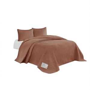 Ensemble de couette réversible 3 pièces pour lit queen, motif floral vintage, rembourrage en coton et polyester, style classique, literie pour la maison - Product Image 1