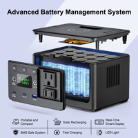 Generator Tenaga Surya Baterai Lithium Lifepo4 150W 196WH OEM Pabrik, Power Bank untuk Berkemah, Stasiun Daya Portabel 350W 700W 2400W 5000W