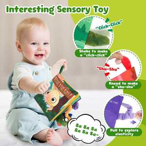 Libros para Bebés de 0 a 6 Meses, Regalos para Bebés Niños, Libro de Texturas para Bebés - Product Image 3