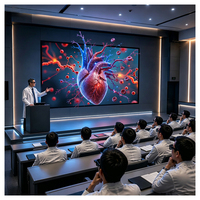 Pantalla LED 3D de Alta Resolución P1.5 para Aprendizaje de Anatomía Virtual y Programas de Entrenamiento Médico Interactivo
