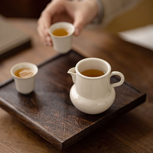 Guanlan Wood Ash Fair Cup Porcelain 1.8L <b>Tea</b> Pitcher Kung Fu <b>Tea</b> <b>Set</b> Without Lid Afternoon <b>Tea</b> - Product Image 3