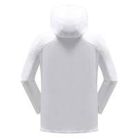 Veste Softshell Unisexe Décontractée Imperméable Respirante Coupe-Vent Tissée Unie avec Fermeture Éclair pour Randonnée, Sports de Plein Air et Cyclisme