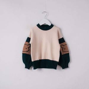 Chinese Wholesaler Children's Christmas <b>Ballon</b> Sleeve Thick Cheap Sweaters Free Sample - Product Image 3