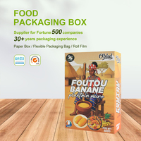 Emballage alimentaire personnalisé : Boîte à céréales, Emballage pour chips, Carton pour bananes plantains, Emballage alimentaire OEM, Boîte à riz avec logo personnalisé, Impression 4 couleurs