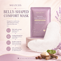 Masque de confort pour le ventre de maternité MEIZCOS en Tencel, 50 ml, au beurre de karité, jojoba, centella et réglisse, soin hydratant doux pour la grossesse