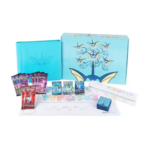 PTCG Original chinois eau feu et tonnerre Eevee Premium coffret cadeau Vmax carte de collection Pokemoned mode carte à collectionner - Product Image 5