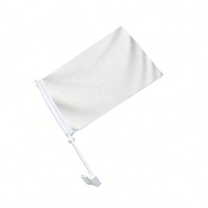 Custom 14x28in 4x6 <b>Mini</b> Double Sided Waterproof Digital <b>Printing</b> Polyester Pennant Outdoor Adjustable Car Window Flags Sports - Product Image 3