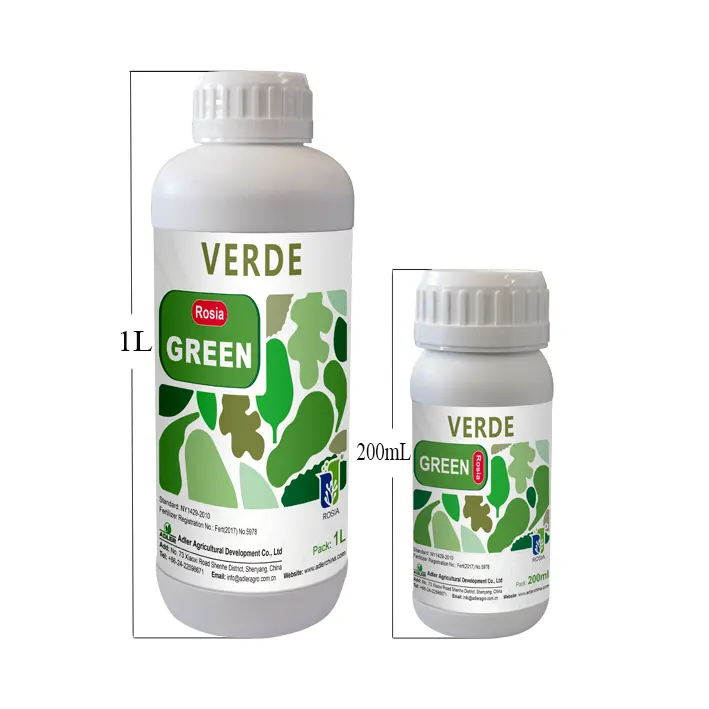 Acide aminé ROSIA avec micro-nutriments Mg Fe Cu Zn B Engrais foliaire à feuilles vertes Engrais pour légumes Sans engrais Acide aminé