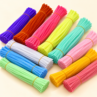 Pipe Cleaners 30cm Chenille Stems for DIY Crafts Flower Making Bouquet Decorations Bulk Wholesale Supply 104 character