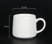 Nouvelle tasse en céramique simple de style nordique, tasse à eau de bureau, tasse à café d'hôtel, tasse publicitaire personnalisée avec logo, tasse cadeau