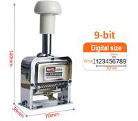 NOUVEAU-YC Machine de datation avec timbre numérique à date à 6 chiffres Machine à numéroter automatique