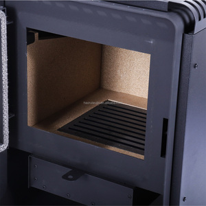 Hiện Đại Màu Đen Trong Nhà Đơn Lập Gỗ Đốt Lò Sưởi Năng Lượng Hiệu Quả Bất Cháy Gỗ Bếp Củi Sưởi Ấm Cho Sử Dụng Ngoài Trời - Product Image 5