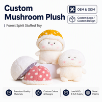 Coussin en peluche personnalisé en forme de champignon, cadeau souvenir, direct usine, poupée champignon sur mesure, cadeau pour enfants, développement de projets, commande en gros