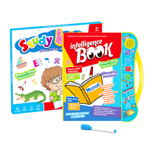 Custom Printed Audio Board Book Kids Hardcover Music Sound Customizable Children's Sound Study Book Printing with Audio Features