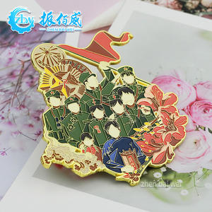 Distintivo Commemorativo Personalizzato con <span class=keywords><strong>Nome</strong></span> Cinese, Foto di Famiglia, Alta Qualità, Metallo 3D con Smalto Morbido - Product Image 4