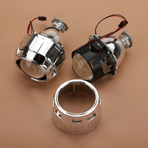 2.5 Inch Projector Lens H1 Bi Xenon Universal Headlight Kit Electroplated Silver - Product Image 2