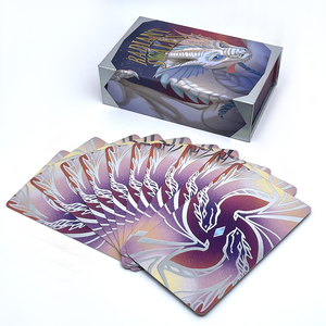Cartes de <span class=keywords><strong>Tarot</strong></span> Aube Dorée pour les Couples Meilleure Vente en Gros en Couleur Violet Magique Amour Brillant - Product Image 1