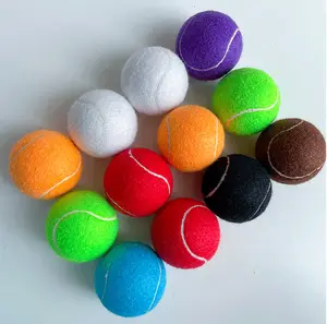 Pelota de tenis profesional, pelota de tenis de entrenamiento con logotipo personalizado presurizado de alta calidad, venta al por mayor