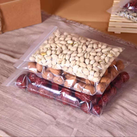Vente en gros de sacs OPP givrés sacs à fermeture éclair durables en plastique PE avec logo personnalisé pour vêtements et emballages alimentaires produits ménagers