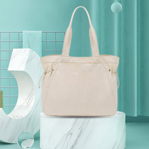Pop vente <span class=keywords><strong>sac</strong></span> fourre-tout en Nylon léger pour les femmes à la mode étanche grande capacité <span class=keywords><strong>sac</strong></span> de Sport de plein air doublure en coton réutilisable - Product Image 3