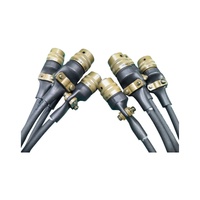 Connecteur femelle circulaire MIL 6 broches de qualité industrielle avec protection anti-accroc